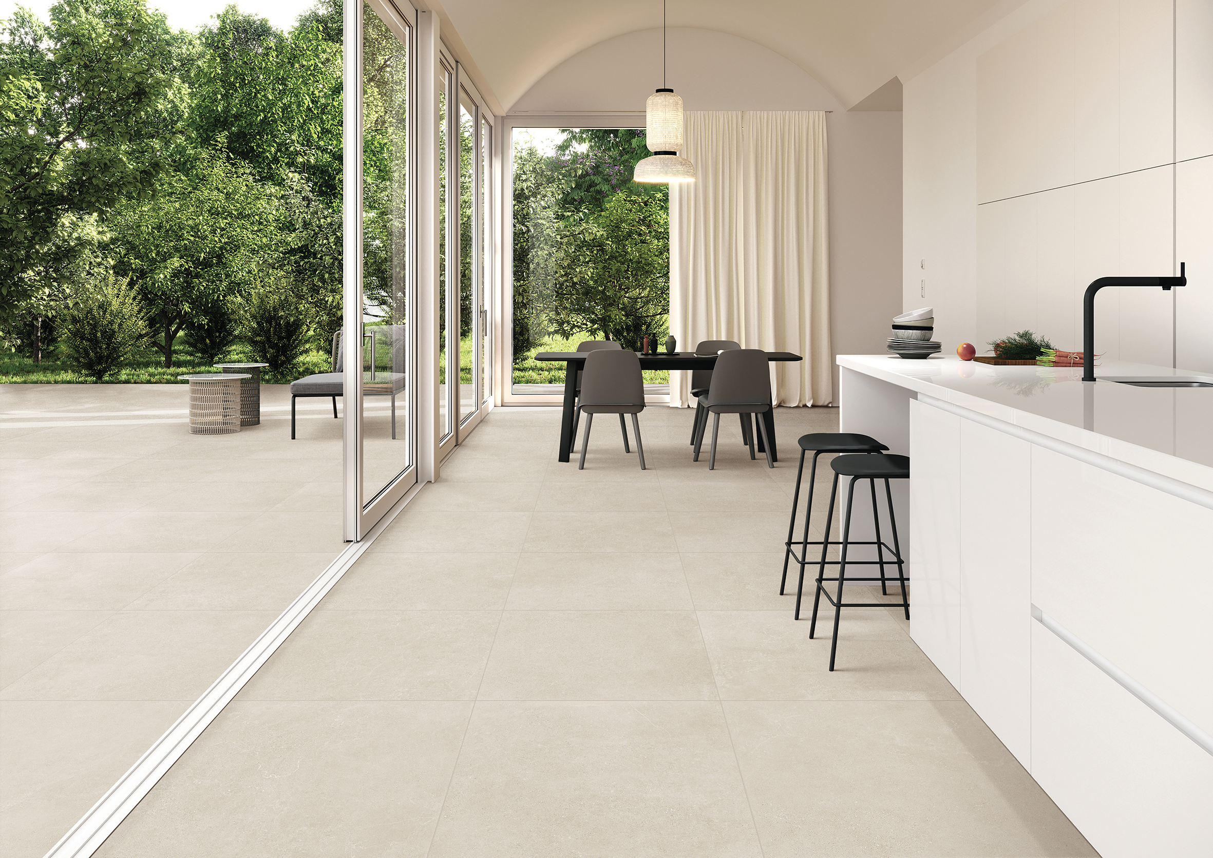 Beige porcelain tile — Crete Beige