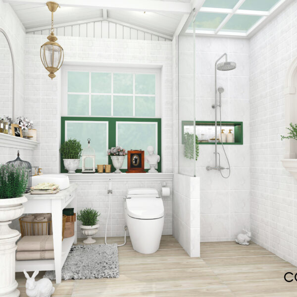 White ceramic tile — Garden White