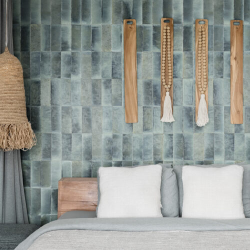 Blue ceramic tile — Gleeze Blue