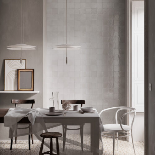 White ceramic tile — Gleeze White