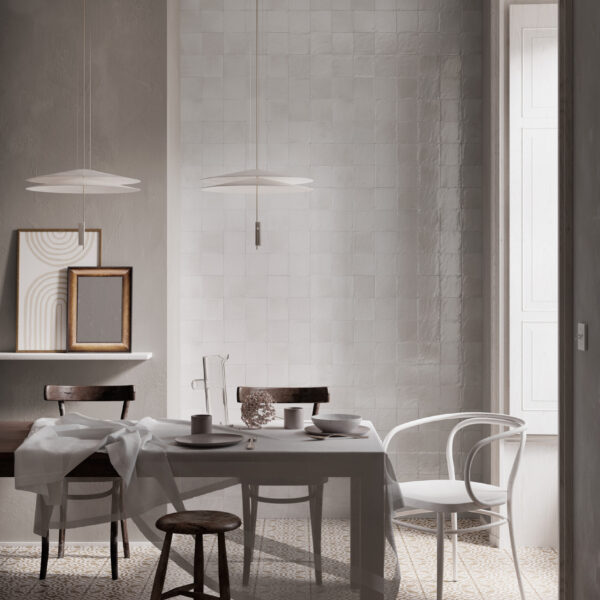White ceramic tile — Gleeze White