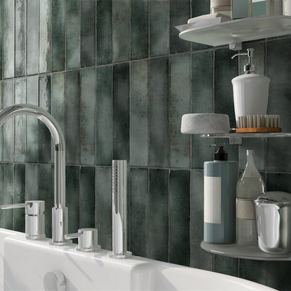 Green ceramic tile — Hackney Green