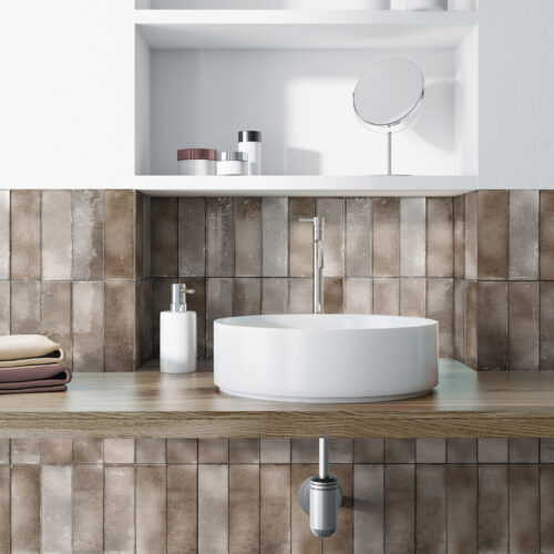 Brown porcelain tile — Hackney Brown