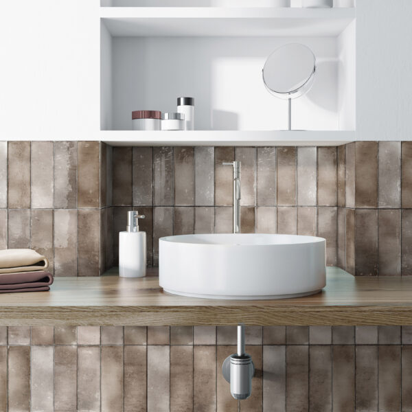 Brown porcelain tile — Hackney Brown
