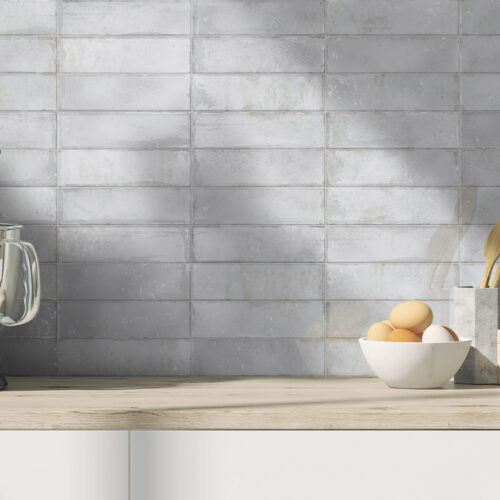 White ceramic tile — Hackney White