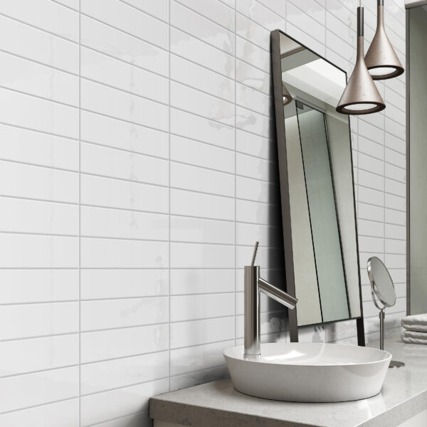 White ceramic tile — Hamilton White