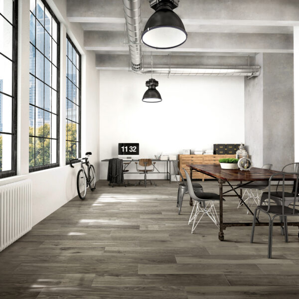 Charcoal porcelain tile — Hi-Wood Charcoal