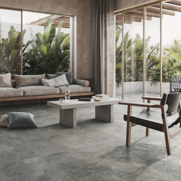 Beige porcelain tile — Karst-Stone Beige