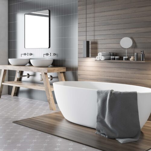 Grey porcelain tile — Lyndhurst Grey