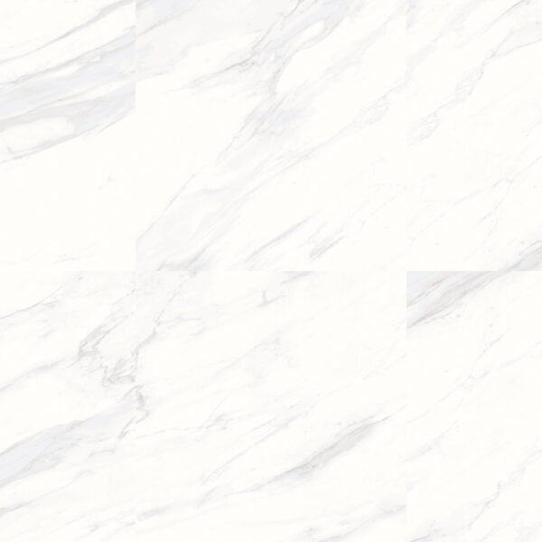 White porcelain tile — Montebello White
