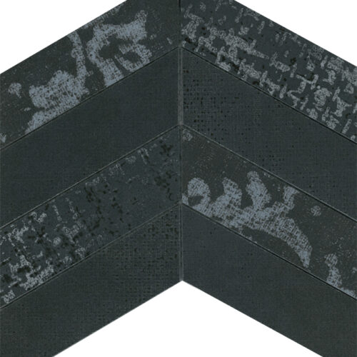 Black porcelain — Network Chevron Black