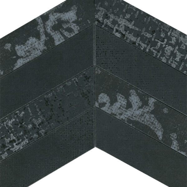 Black porcelain — Network Chevron Black