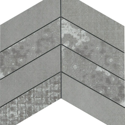 Grey porcelain — Network Chevron Grey
