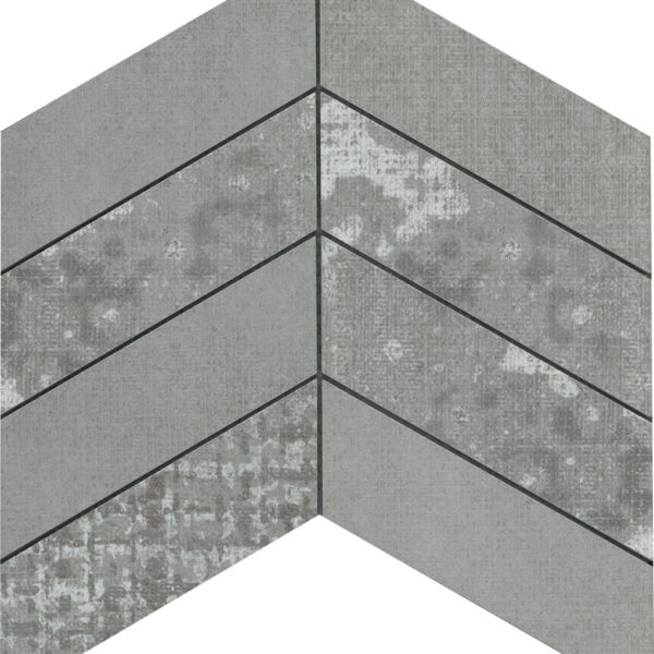Grey porcelain — Network Chevron Grey