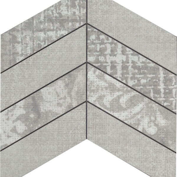 Beige porcelain — Network Chevron Stone