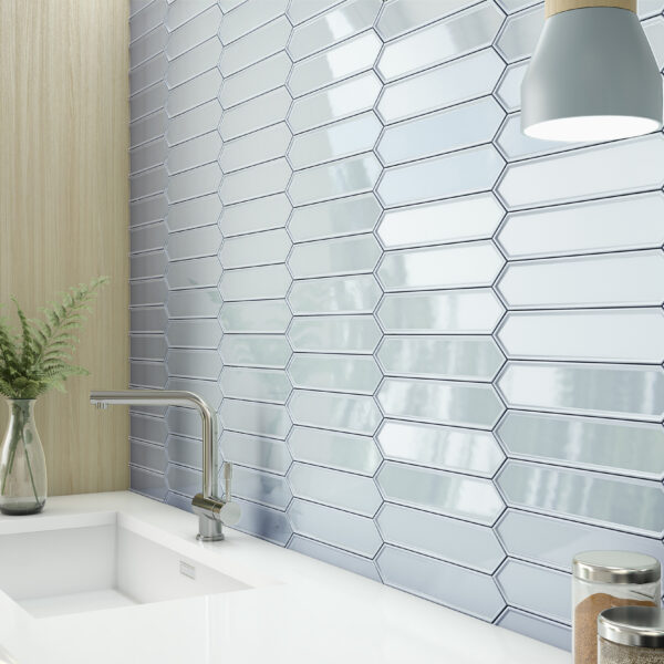 Blue porcelain tile — Naima Blue