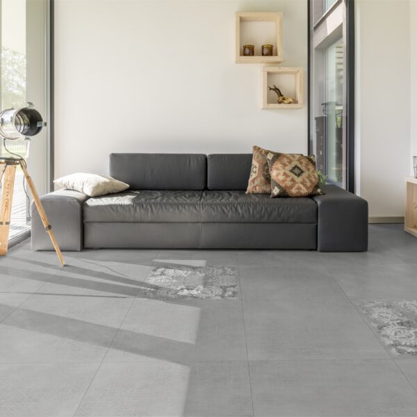 Grey porcelain tile — Network Grey