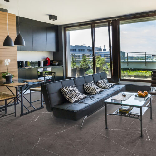 Charcoal porcelain tile — Odessa Charcoal