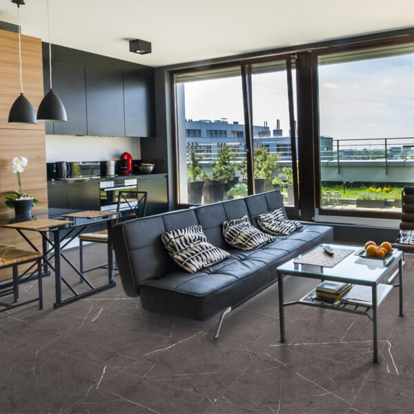 Charcoal porcelain tile — Odessa Charcoal