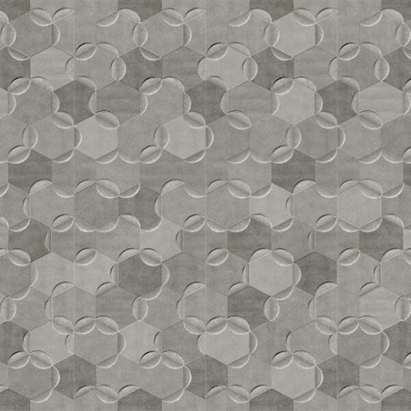 Grey ceramic tile — Petalas Grey