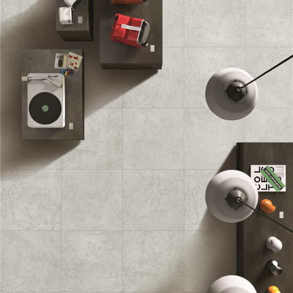 Light grey porcelain tile — Reefstone Light Grey