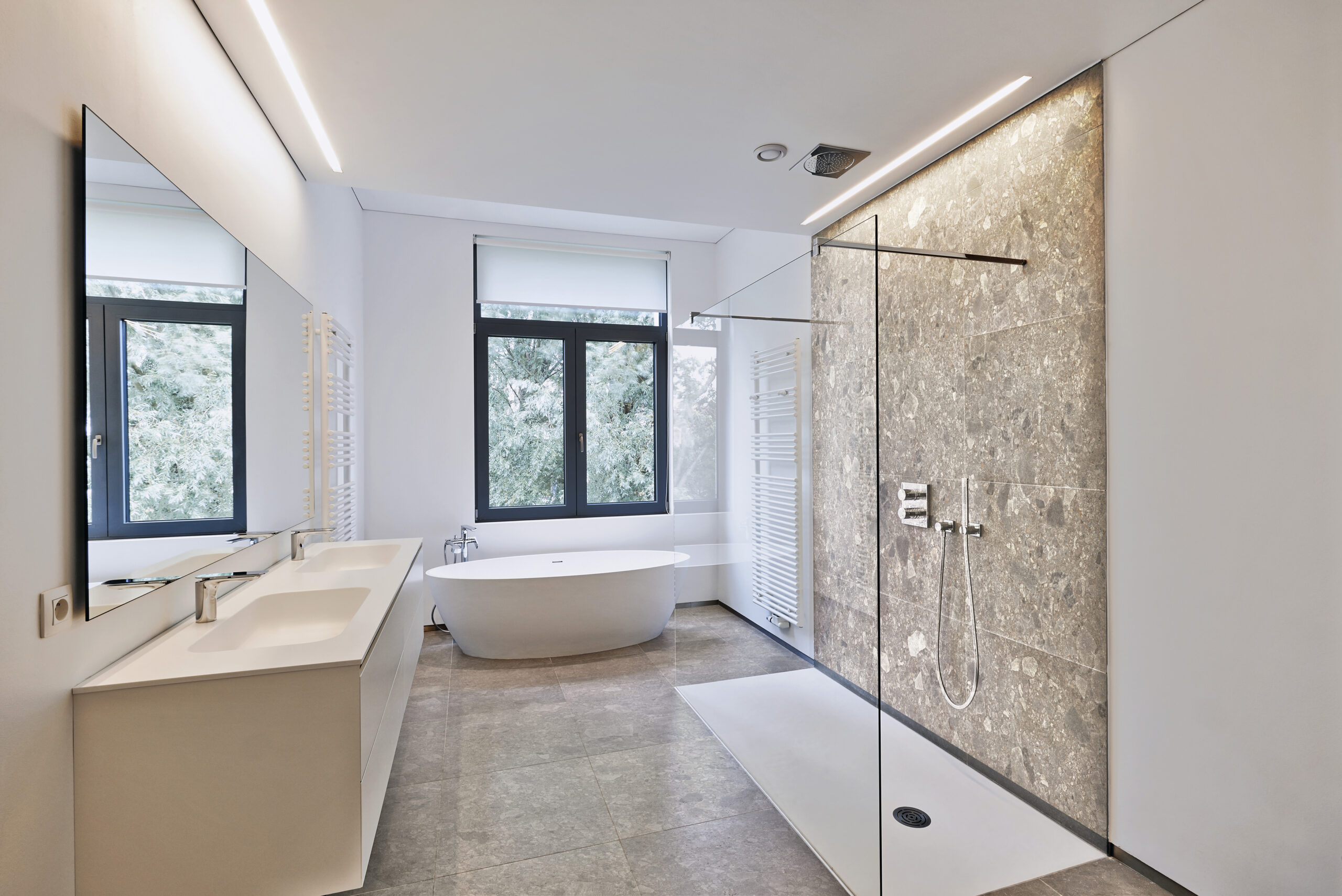 White porcelain tile — Studio White