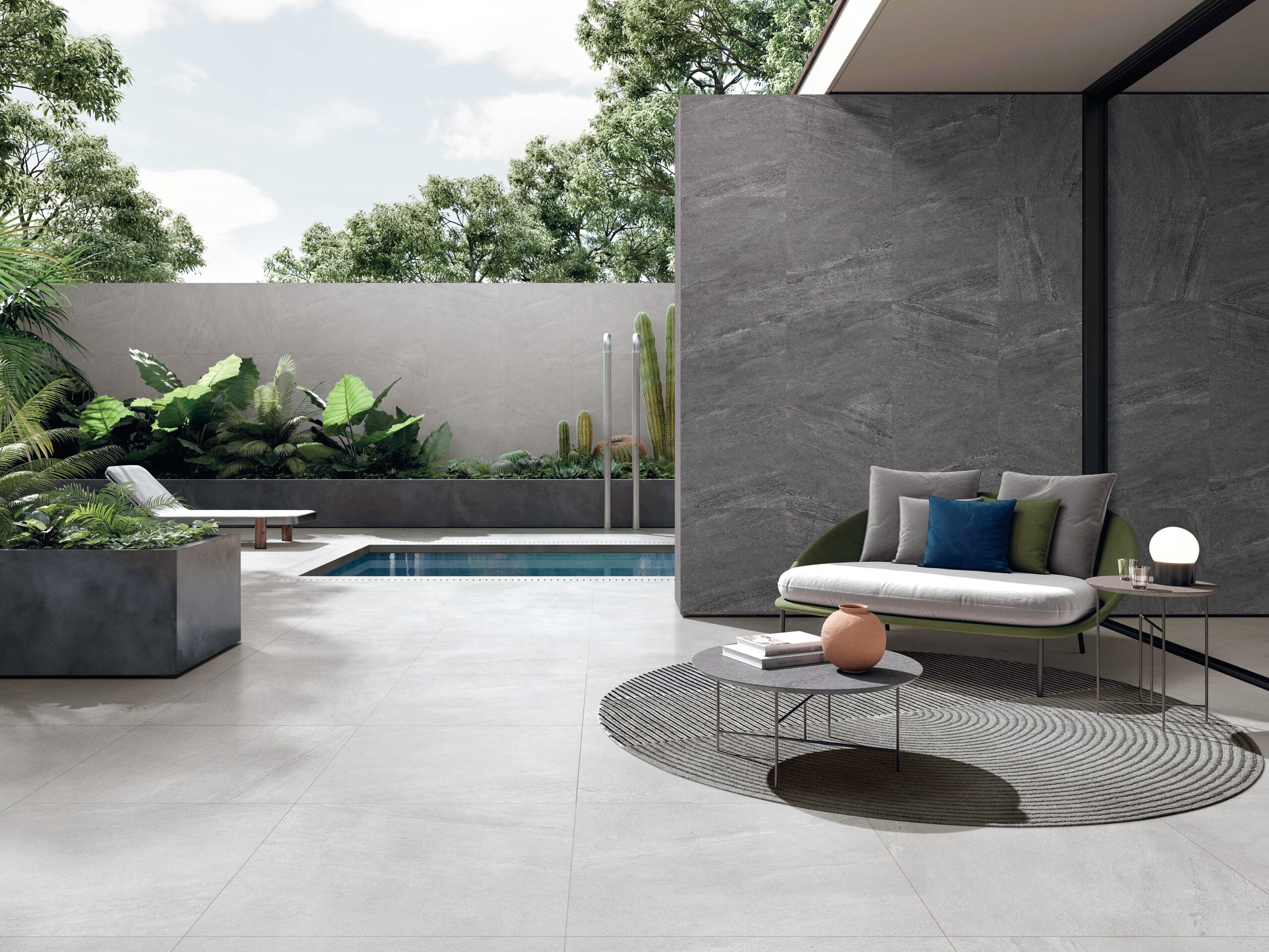 Light grey porcelain tile — Saturn Light Grey