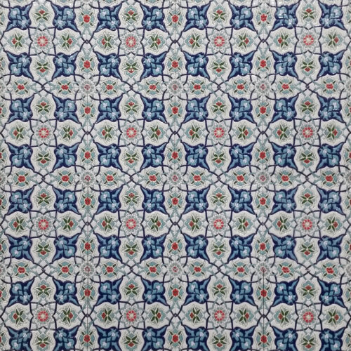 Blue porcelain tile — Morocco Blue