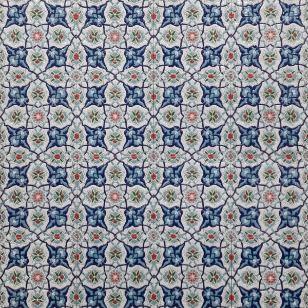 Blue porcelain tile — Morocco Blue