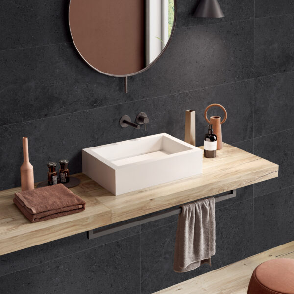 Charcoal porcelain tile — Trend Charcoal