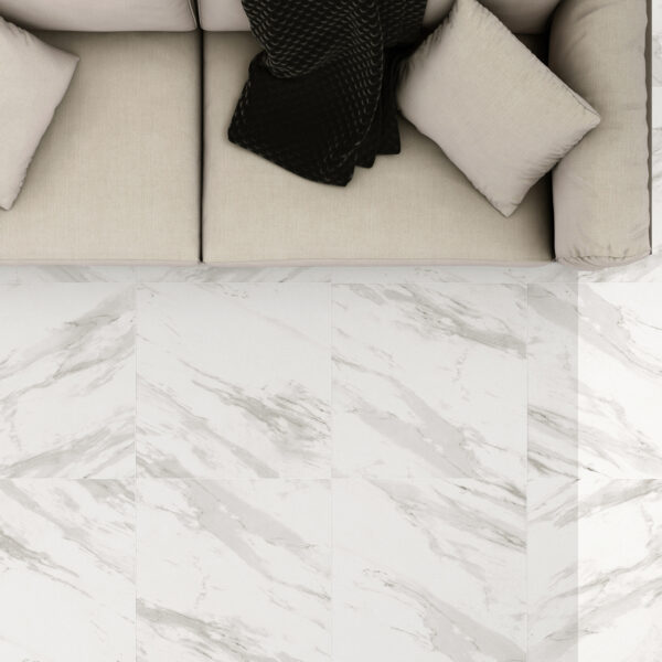 White porcelain — Tropical Stone Carrara