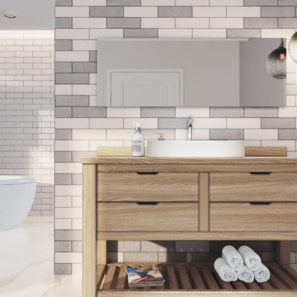Grey ceramic tile — Versos Grey
