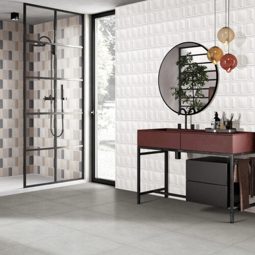 White ceramic tile — Winter White