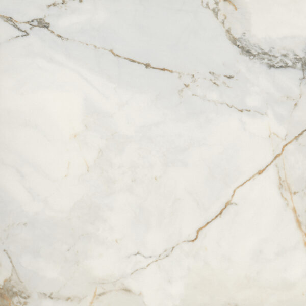 Calacatta Gold Venato beige marble-look porcelain tile 600x600mm with gold veining