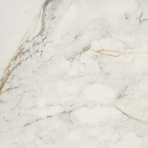 Calacatta Gold Venato beige marble-look porcelain tile 600x600mm with gold veining - image 2