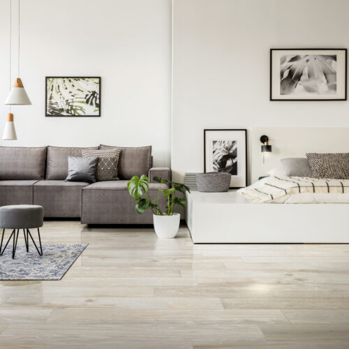 Beige porcelain tile — Hi-Wood Almond